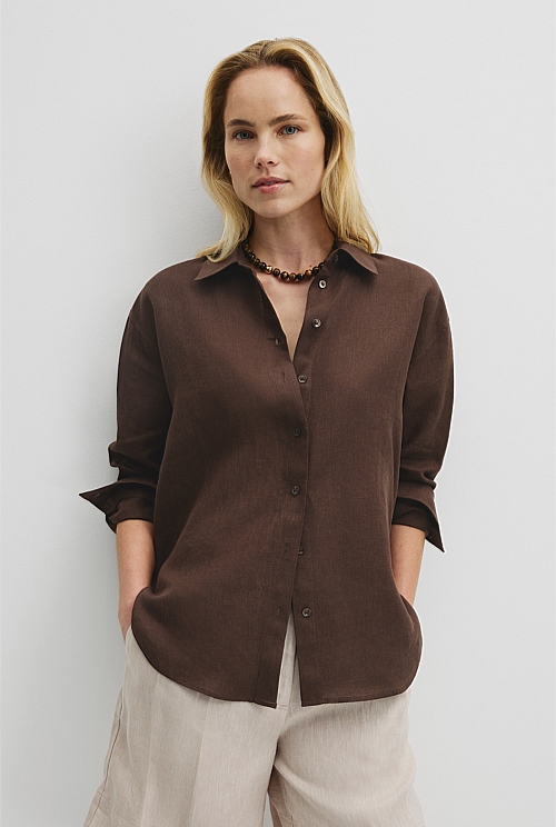 Oversized Linen Shirt Oversized Linen Shirt