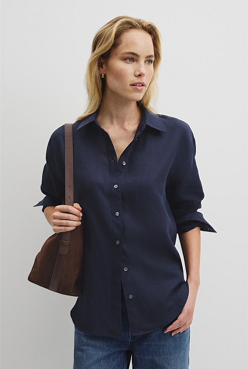 Oversized Linen Shirt Oversized Linen Shirt