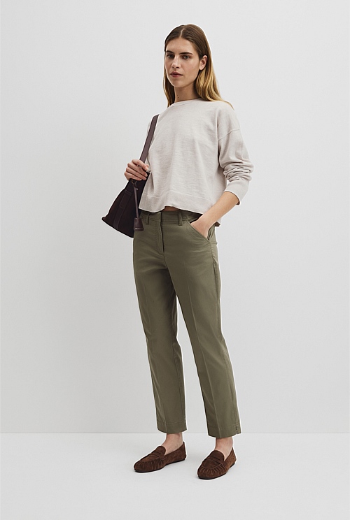 Australian Cotton Essential Twill Pant Australian Cotton Essential Twill Pant