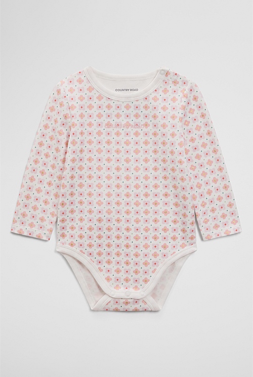 Long Sleeve Pointelle Frill Bodysuit