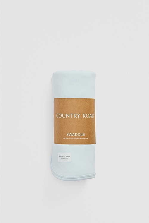 Organically Grown Cotton Rib Swaddle Organically Grown Cotton Rib Swaddle