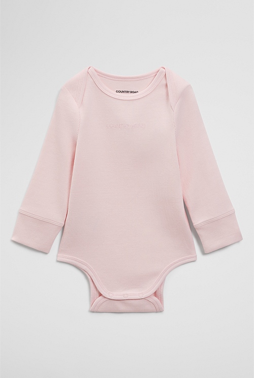 Long Sleeve Envelope Rib Bodysuit Long Sleeve Envelope Rib Bodysuit