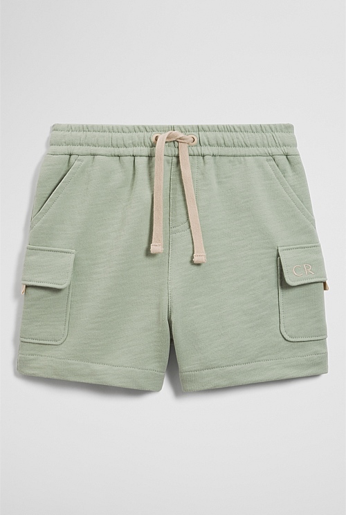Organically Grown Cotton Soft Cargo Pant Short Organically Grown Cotton Soft Cargo Pant Short