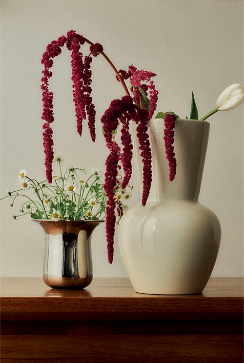 Olinda Short Metallic Vase Olinda Short Metallic Vase
