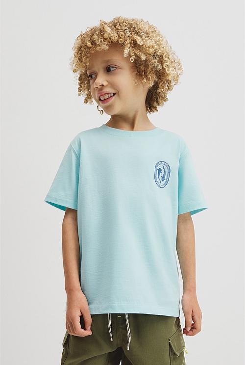 Relaxed Fit Short Sleeve Whale Shark T-Shirt Relaxed Fit Short Sleeve Whale Shark T-Shirt