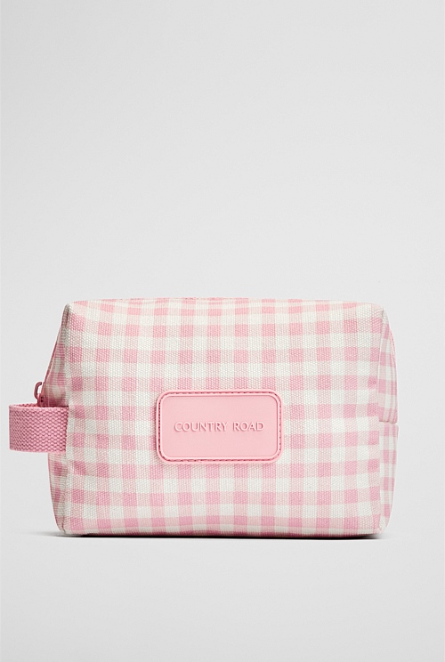 Gingham Wash Bag Gingham Wash Bag