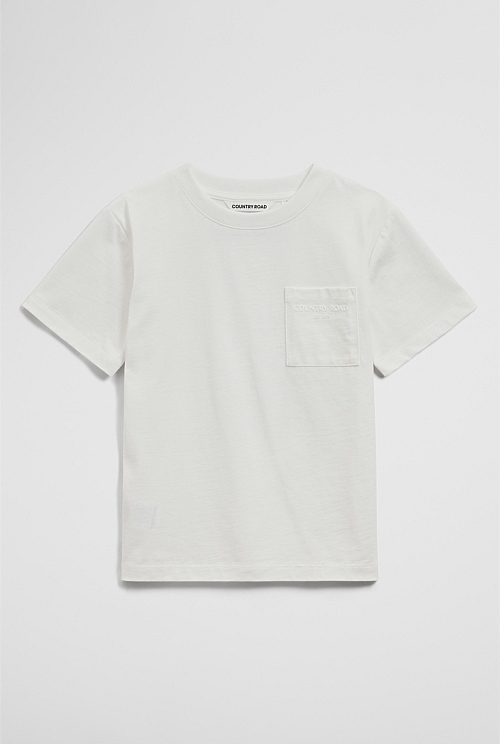 Australian Cotton Relaxed Short Sleeve Pocket T-Shirt