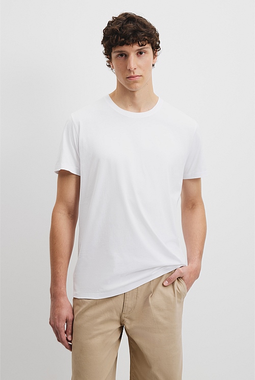 Pima Cotton Crew T-Shirt