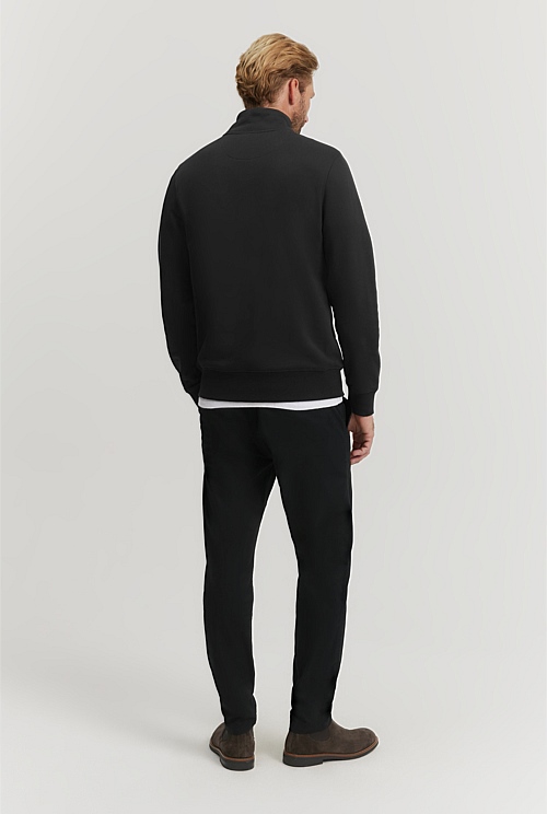 Verified Australian Cotton Half Zip Heritage Sweat