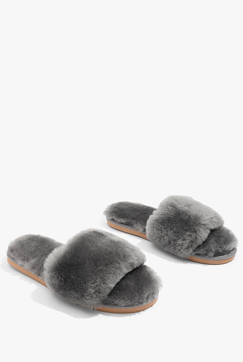 Australian  Made Shearling Slide