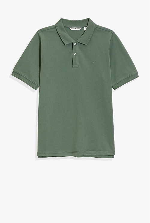 Teen Recycled Cotton Blend Polo Shirt