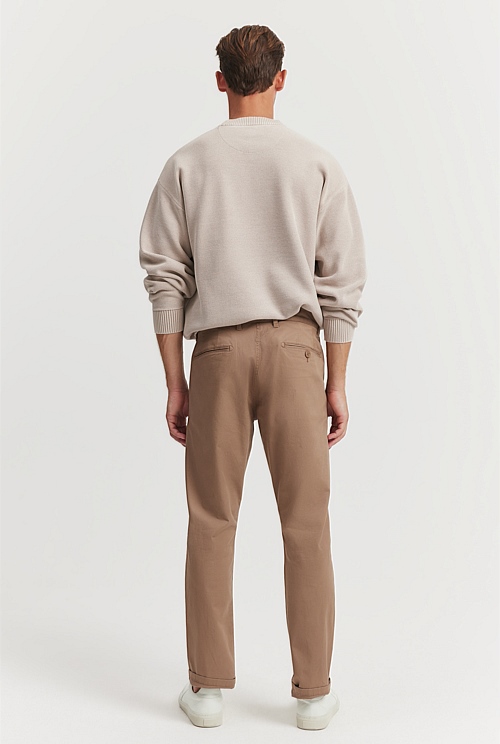 Verified Australian Cotton Standard Fit Stretch Chino