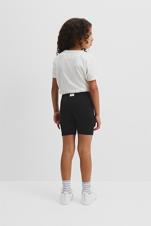 Organically Grown Cotton Blend Bike Short