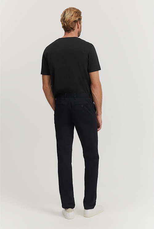 Verified Australian Cotton Tapered Fit Stretch Chino