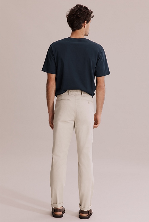 Verified Australian Cotton Tapered Fit Stretch Chino