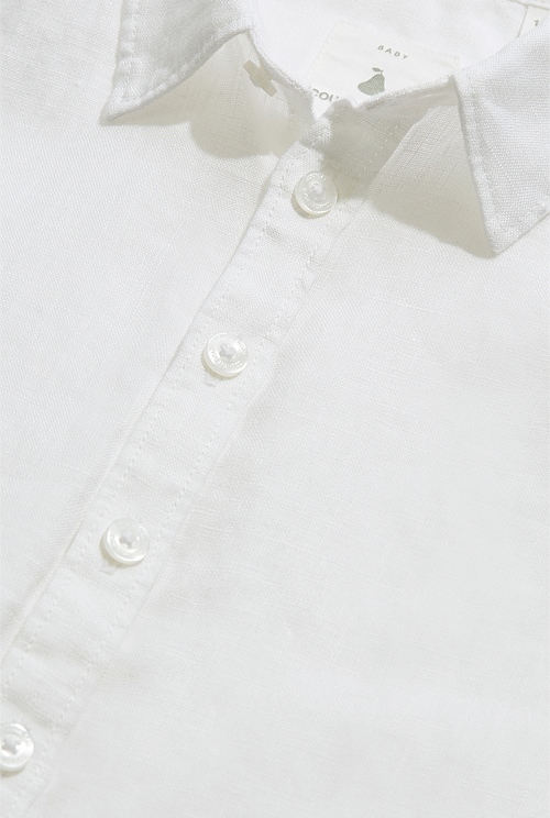 Organically Grown Short Sleeve Linen Shirt