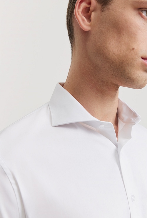 Tailored Fit Super Fine Cotton Stretch Shirt