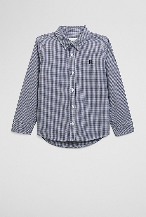 Long Sleeve Gingham Shirt