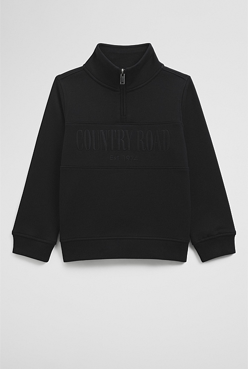 Verified Australian Cotton Heritage Half Zip Sweat