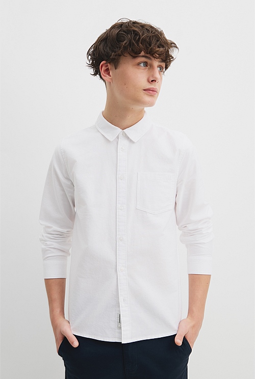 Teen Organically Grown Cotton Oxford Shirt