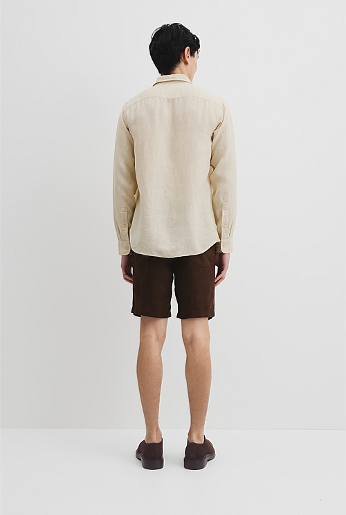Organically Grown Linen Regular Fit Shirt