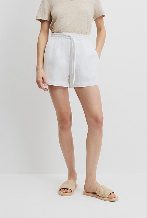 Organically Grown Linen Relaxed Short