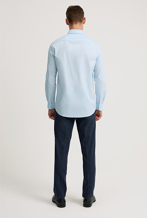 Tailored Fit Poplin Stretch Shirt