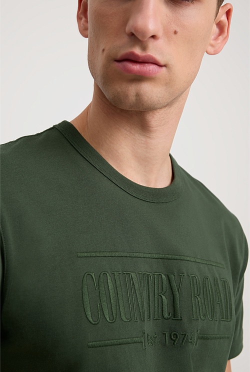 Verified Australian Cotton Heritage Logo T-Shirt