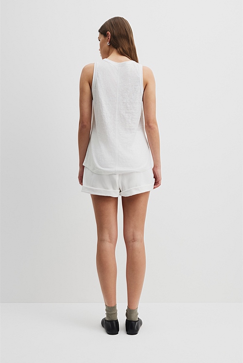 Linen Jersey Tank