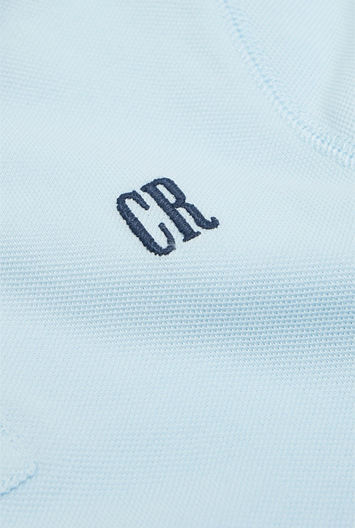 Organically Grown Cotton Logo Polo Shirt