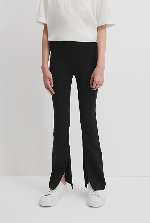 Teen Split Hem Pant