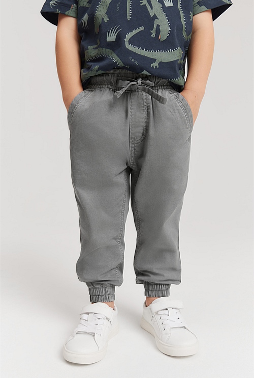 Organically Grown Cotton Garment Dyed Jogger