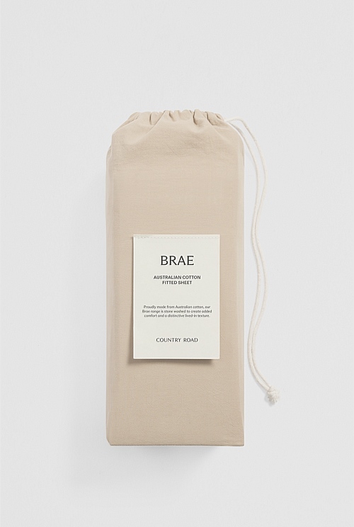 Brae Australian Cotton Queen Fitted Sheet