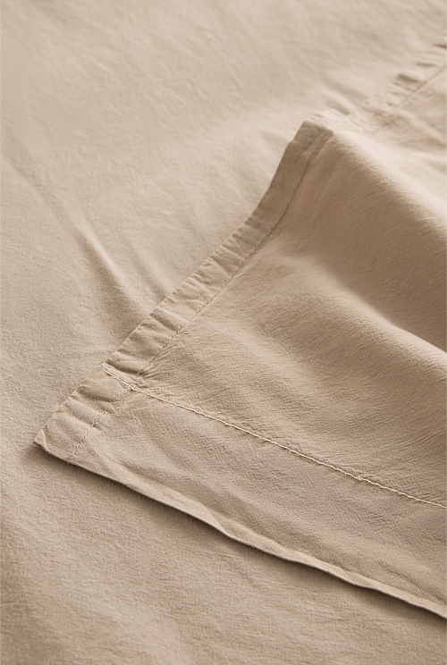 Brae Australian Cotton Queen Flat Sheet