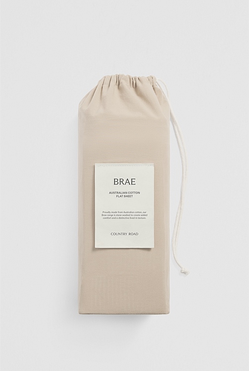 Brae Australian Cotton King Flat Sheet Brae Australian Cotton King Flat Sheet