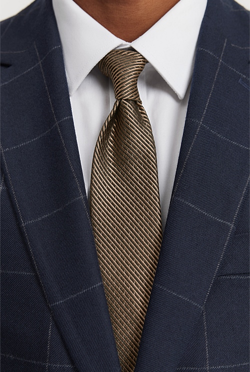 Silk Jacquard Stripe Tie