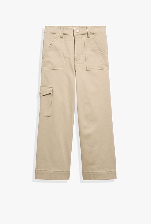 Denim Cargo Pant