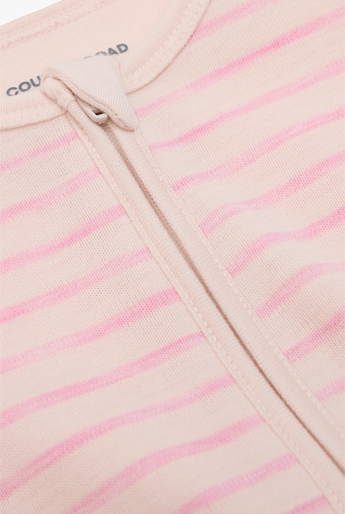 Merino Wool Stripe Jumpsuit