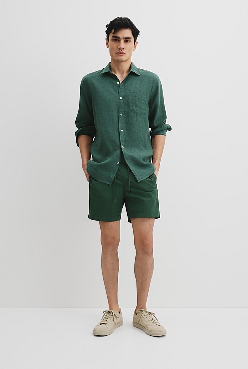 Regular Fit Organically Grown Linen Shirt
