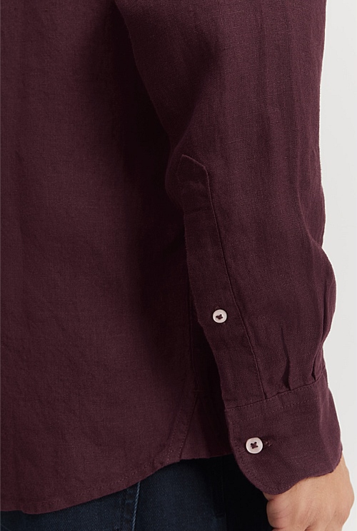 Regular Fit Organically Grown Linen Shirt