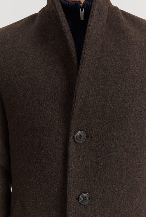 Wool Blend Crombie