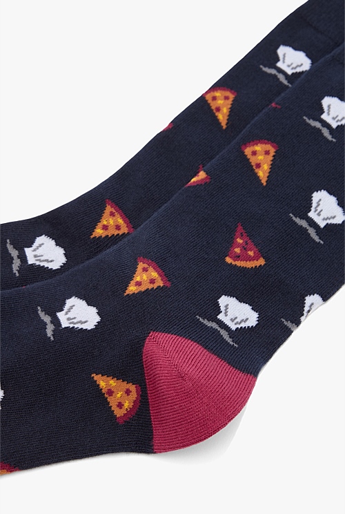 Australian Cotton Blend Pizza Chef Sock