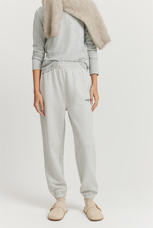 Australian Good Earth Cotton Logo Sweat Pant