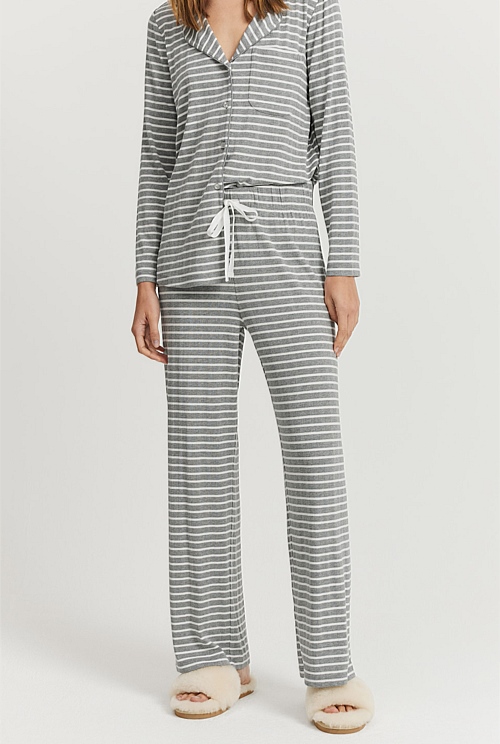 Stripe Wide Leg Pyjama Pant