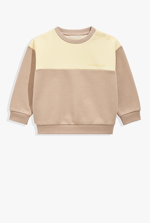 Organically Grown Cotton Spliced Sweat