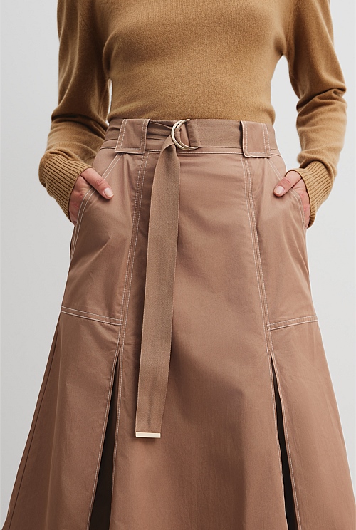 Pocket Detail Skirt