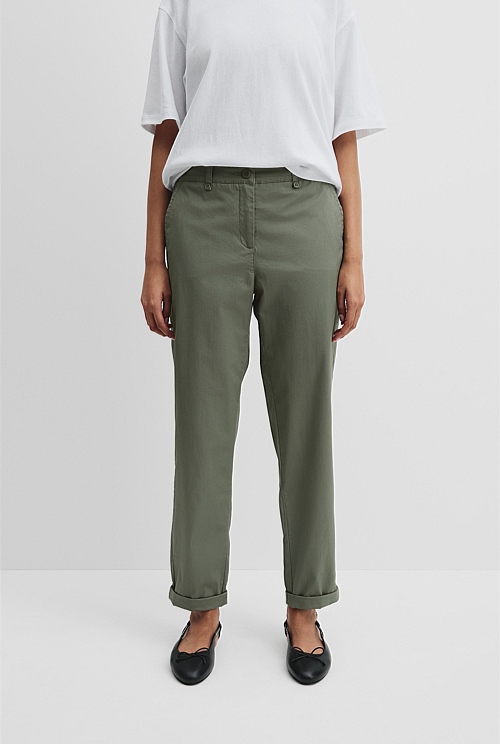 Australian Cotton Twill Walk Pant