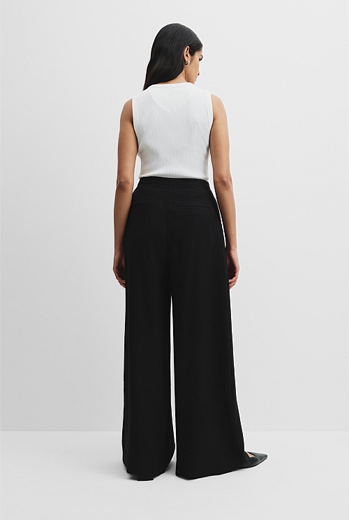 Palazzo Pleat Pant