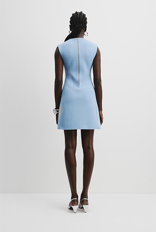 Compact Knit Sculptural Dress