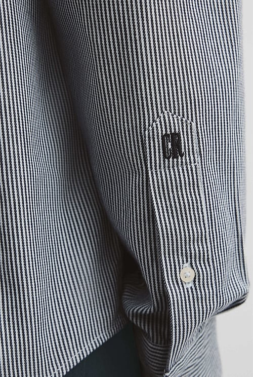 Regular Fit Micro Stripe Shirt